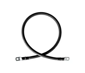 1/0 Gauge Gauge (AWG) Single Black Pure Copper Battery Cable Wire with Lug Connector Ring Terminals Awg Wires High Tensile Wire