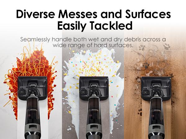 Tineco FLOOR ONE i6 Stretch Wet Dry Vacuum Cleaner,Vacuum & Mop in One Step,20kPa Powerful Suction,180° Lay-flat Design,Anti-Tangle Design,Full-path Self-cleaning&5min Drying with 85℃(185℉) Air,Up to 40* minutes Runtime,Upgraded Pouch Cell Tineco FLOOR ONE i6 Stretch Wet Dry Vacuum Cleaner,Vacuum & Mop in One Step,20kPa Powerful Suction,180° Lay-flat Design,Anti-Tangle Design,Full-path Self-cleaning&5min Drying with 85℃(185℉) Air,Up to 40* minutes Runtime,Upgraded Pouch Cell