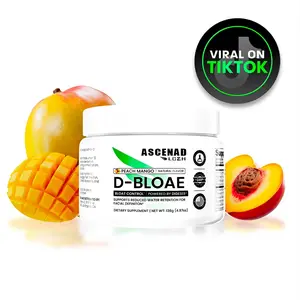 D-BLOAE Daily Debloat Powder - ASCNAD LABS - 30 Servings - Natural Bloating Relief & Water Retention Support - Dietary Supplement