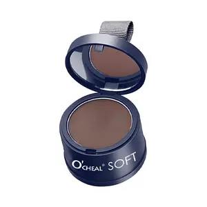 Hairline Powder for Women, Root Touch Up Powder with Puff Applicator, Hair Shadow Powder for Sparse Hairline, Edges, Roots and Brows, Natural-Looking Coverage, Compact Travel Size