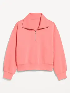 Old Navy Women's Bounce Fleece Half-Zip Pullover Sweatshirt Old Navy Women's Bounce Fleece Half-Zip Pullover Sweatshirt