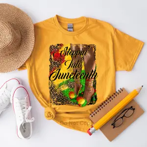 Steppin Into Juneteenth Heels DTF Transfer