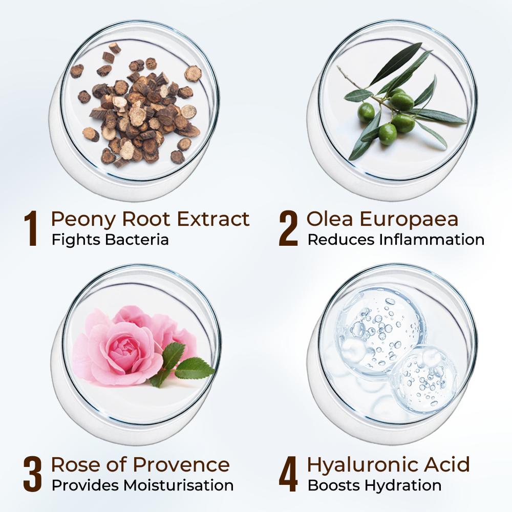 OVSOV Intimate Feminine Hygiene Cleaning Gel 6.7 fl oz 200ml pH Balanced with Hyaluronic Acid Anti-Bacterial & Anti-Inflammatory Cleanser - Cleansing Soft