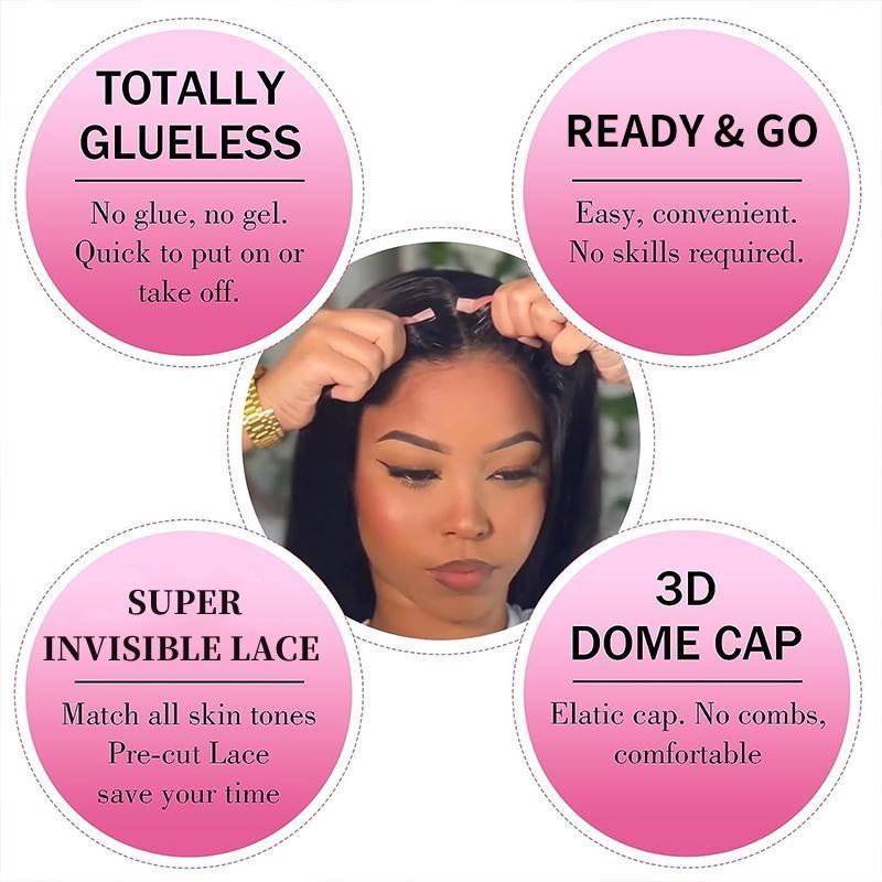 West Kiss Ready Go Glueless Deep Wave 7x4 Closure Wig Human Hair Pre Cut Lace 7x5 Closure Wig Pre Bleached PrePlucked 13x4 Lace Front Wig SpringStatements