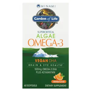 Minami Nutrition Algae Omega-3, Orange , 60 Softgels