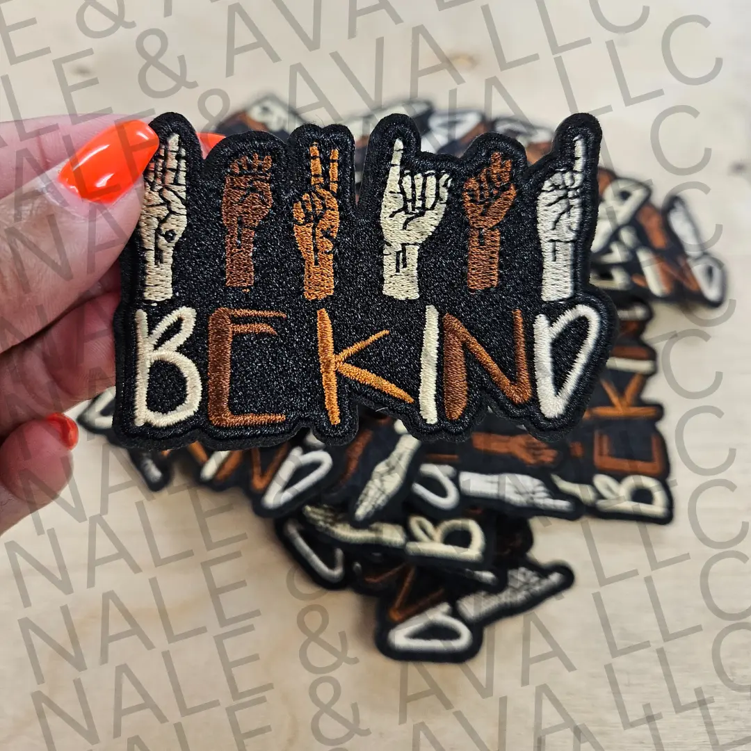 Be Kind Hat Patch (3 Patches)