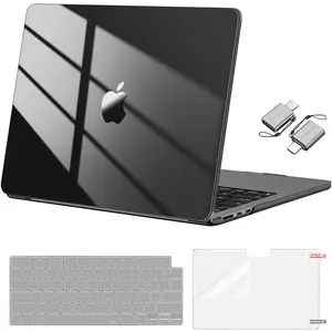 MOSISO Compatible with MacBook Air 13 inch Case 2025-2022 M4 A3240 M3 A3113 M2 A2681,Surpass Natural Beauty Hard Shell&Keyboard Cover&Screen Film&Type C for MacBook Air 13.6 inch Case