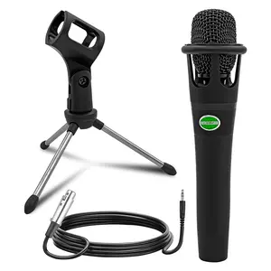 5Core Podcast Microphone Bundle XLR Mic Tripod Stand for Streaming & Recording Recording
