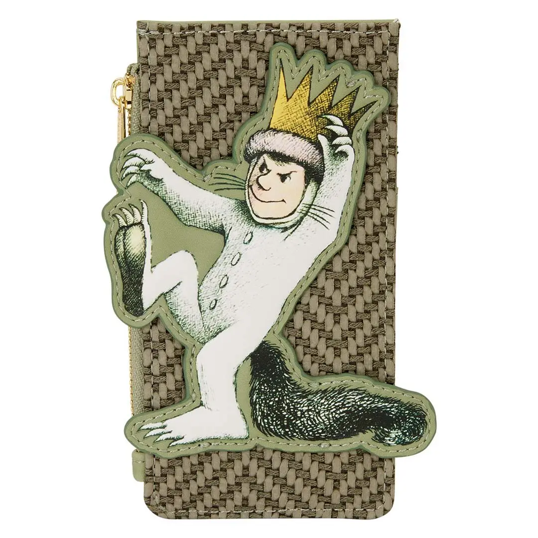 Loungefly Warner Bros Where the Wild Things Are Max Large Card Holder, Wipeclean Ease, Faux Leather, Graphic, Long Wallet, Basic, Lightweight, Zip Closure, Casual, Max From Where The Wild Things Are, Casual Wear, Card Slots