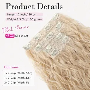 Bohemian Lace Hair Clips 4-Piece Set – Elegant Decorative Snap Clips with Floral Embroidery, Perfect for Medium-Length 16-Inch Wavy or Curly Hair, Ideal for Daily Styling, Festivals, Weddings and Holiday Occasions black  friday  wig  sale alx  nan  haircl