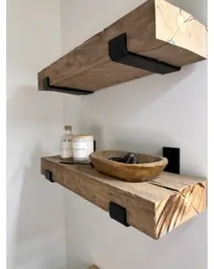 The Jane J Style Shelf Bracket — 2" Steel Floating Shelf Support, Hidden Mounting, Made in USA