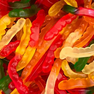 Gummy Worms candy - Bulk Gummy Candy gummy worms- Fruity and sweet Flavored gummies Candy for Snack and Sweet Cravings Bonbon Chewy