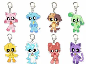 Poppy Playtime Chibi Cat Keychain