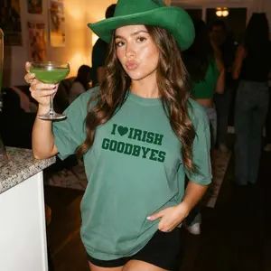 Comfort Colors® Funny St Patrick's Day Shirt, St Patty's Tee, I Love Irish Goodbyes St Paddys