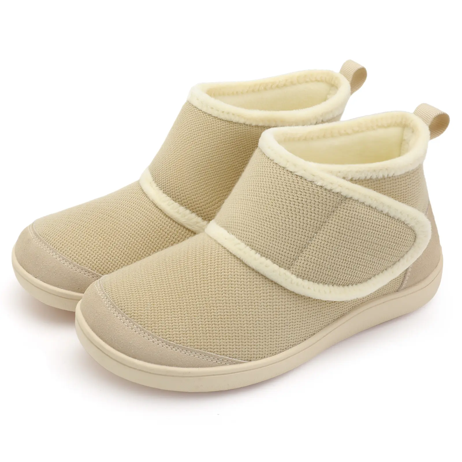 LeIsfIt Slipper Boots for Women Wide Warm House Shoes Non-slip Diabetic Winter Shoes Adjustable Bootie Slippers for Indoor & Outdoor Classic Footwear