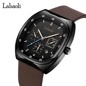Square Luminous Dial Watch: Blue seconds hand, stylish yet playful; silicone strap for comfortable wear, water-resistant for everyday use, complements any style effortlessly.