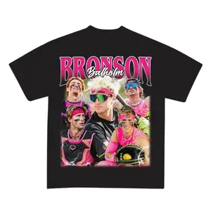 Retro Bronson Balholm Baseball T-Shirt, Vintage Soft Tee, Animal Party Fan Gift, Fashion Cotton, Full Sizes, For Men, For Women