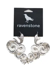 Silver Slither Earrings