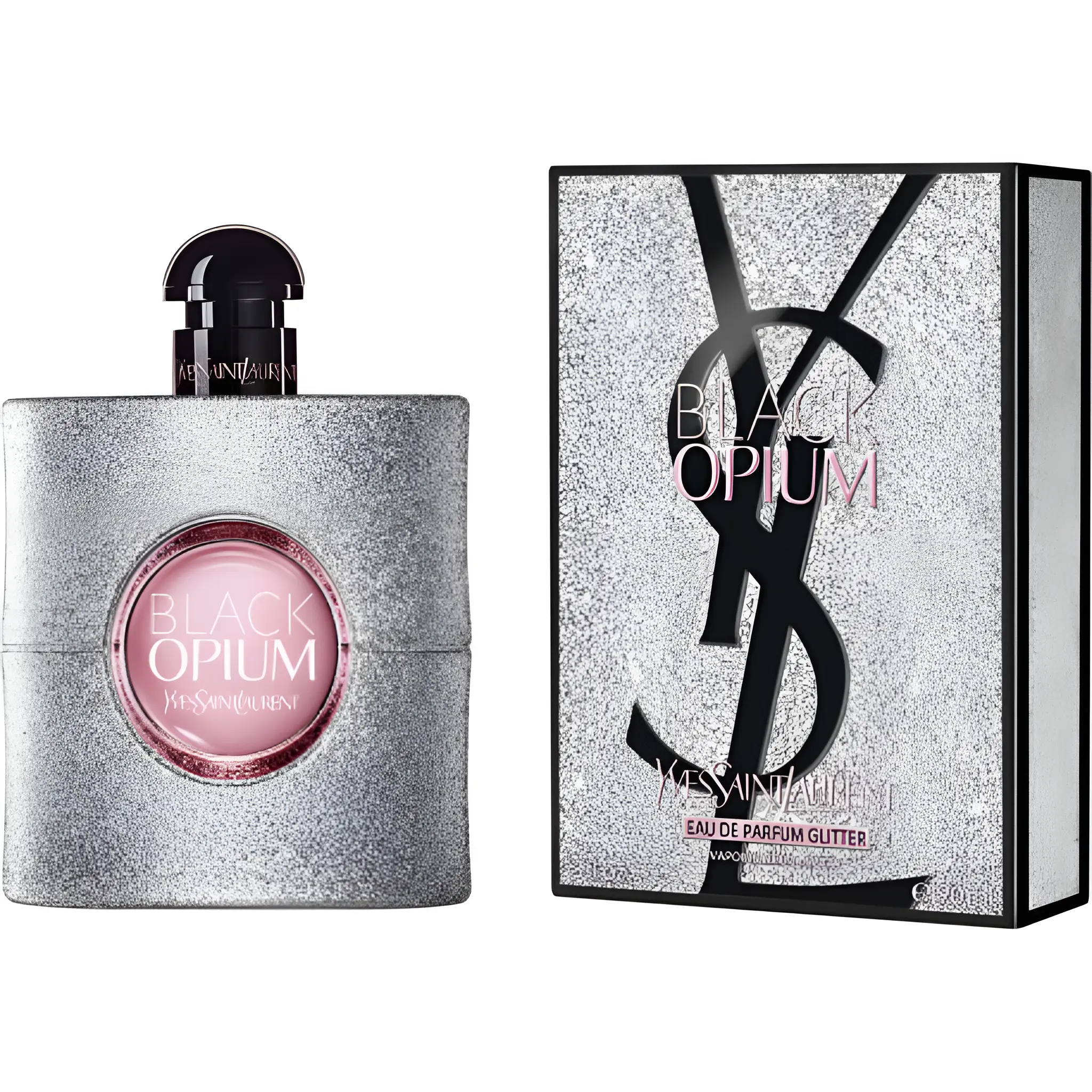 Yves Saint Laurent Black Opium for Women Eau de Parfum Glitter Spray, 3.0 Ounce