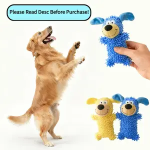 Squeaky Plush Dog Toys, Suitable for Throwing and Catching Games and Interactive Play Between Owners and Dogs, Chenille Material Reinforced Seams Only For Light Chewers Small/Medium/Calm Large Breeds, Supervise Play to Extend Toy Life