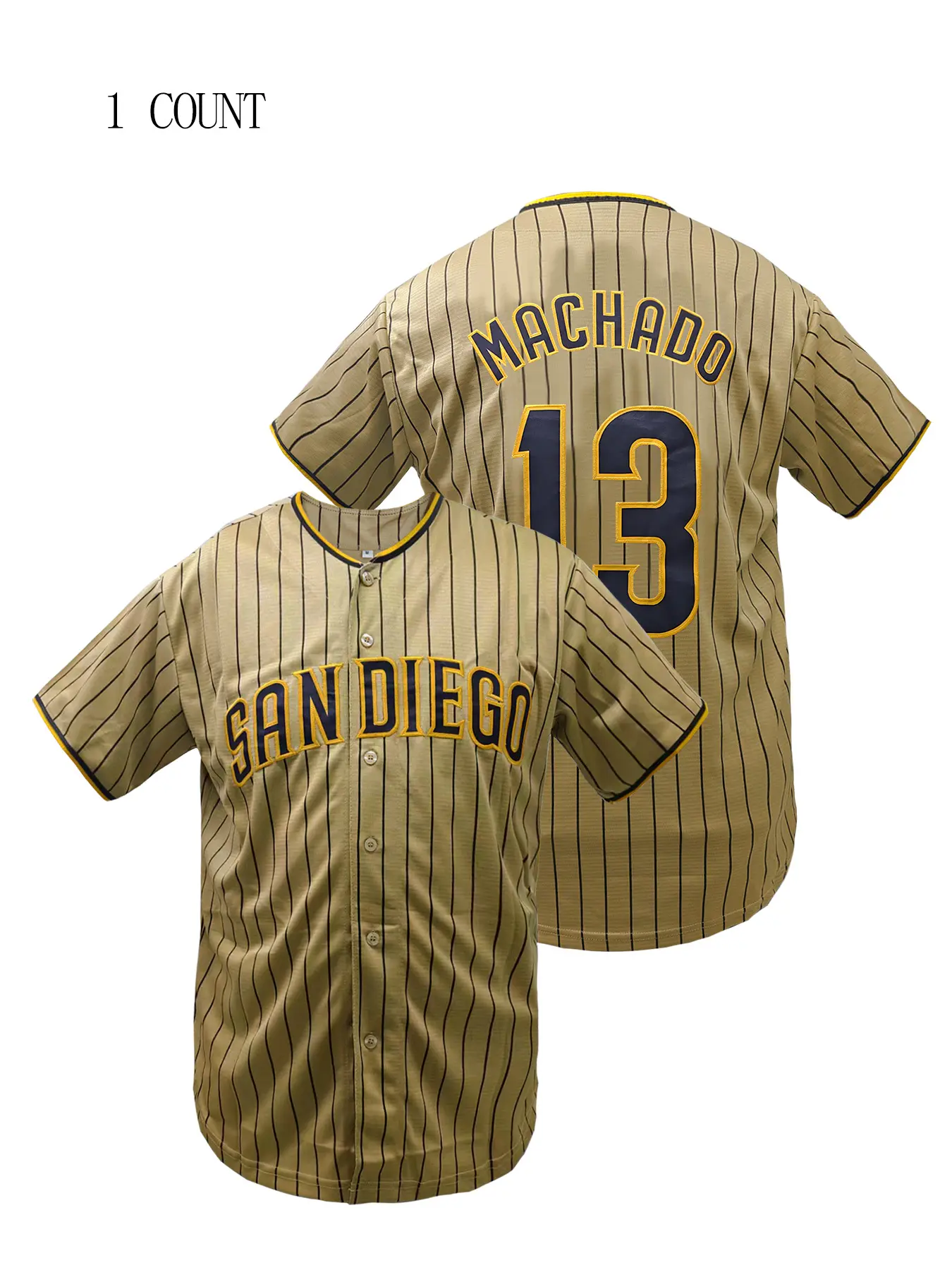 Men Women Loose Fit Breathable Athletic Top Baseball Jersey, Sporty Short Sleeve SAN DIEGO Embroidered Letter Design Baseball Shirt, Embroidery Sportswear, All-Season Outdoor Training Wear,Casual Wear, Sportswear Top