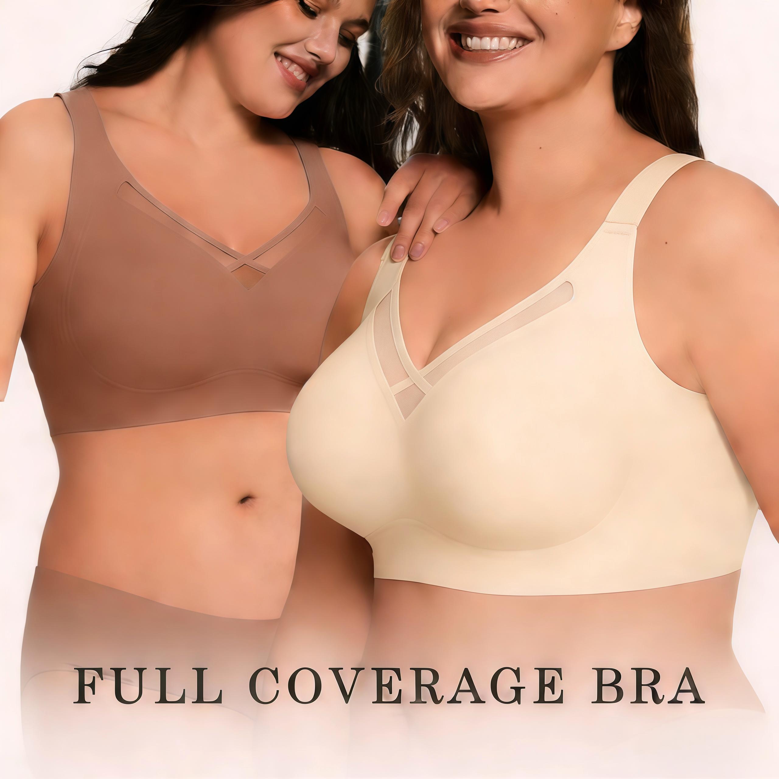 Womens Jelly Bras Full Coverage Wireless Supportive Bra Push Up Plus Size Comfort Soft No Underwire Seamless Comfortable Wireless T-Shirt Everyday Bras Wings Womens Jelly Bras Full Coverage Wireless Supportive Bra Push Up Plus Size Comfort Soft No Underwire Seamless Comfortable Wireless T-Shirt Everyday Bras Wings