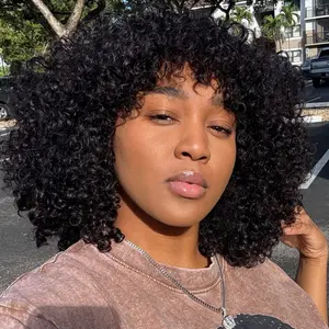 Glueless wig with bands