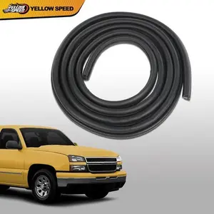 Front Door Rubber Weatherstrip Seal - Left & Right Fit for Chevy Tahoe, GMC Pickup Truck, Car