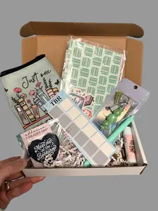 Mystery Kindle Makeover Kit - Handcut Inserts, Bookish Stickers, Decorative Grip, TBR Card,  Aesthetic set
