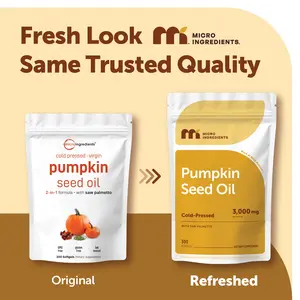 Micro Ingredients Pumpkin Seed Oil with Saw Palmetto Softgels