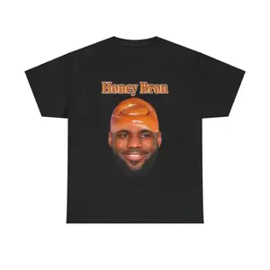 Honey Bron Funny Meme Vintage Tshirt, Baseketball James Lebron Unisex Tee Shirt, Gift for Fan And Friend, Gift Fan, Gift Idea, For Man, For Woman