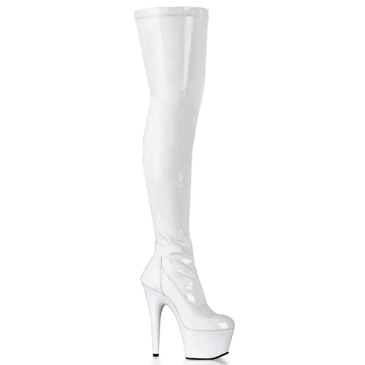 Pleaser Adore-3000 Women's Platform Stiletto Heel Ankle Boots - Zip-Closure Footwear for Evening Seduction, All-Season Shoes, Heels, Pleaser Heels