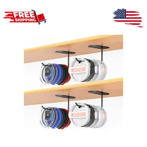 4 Pack Tumbler Lid Organizer, Space Saving Cup Lid Organizer