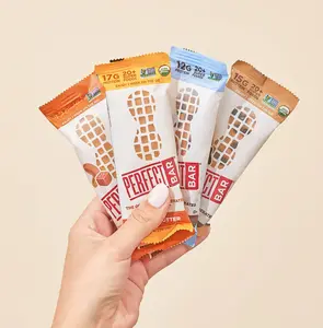 Perfect Bar Variety Pack - Cookie Dough, Peanut Butter, Dark Chocolate Chip Peanut Butter, Salted Caramel. (8 Bars)