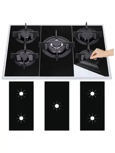 5-hole Gas Stove Pad  Gas Stove Protective Cover Cleaning Anti-dirty Pad