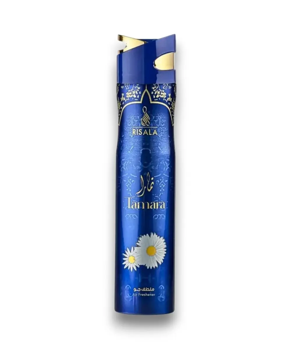 Risala Tamara Scented Air Freshener, 300 ML Unisex Fragrance with Woody Aroma, Peach-Jasmine & Musk Notes