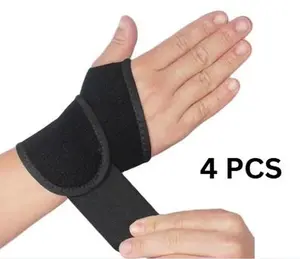 2 or 4 PCS Adjustable Wrist Straps – Wrist Support Brace for Men & Women, Gym, Fitness, Weightlifting, Workout Accessory, Left & Right Hand, Durable & Breathable