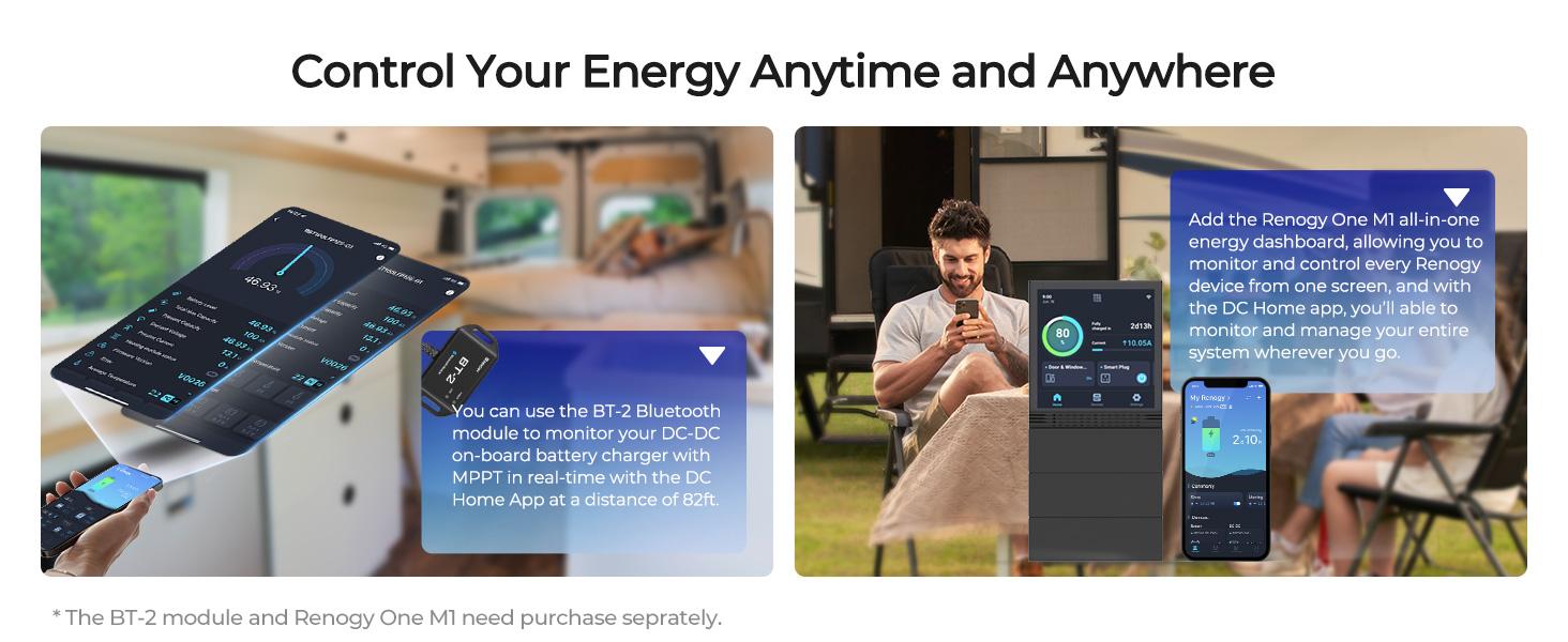 Renogy 50A 12V DC to DC On-Board Battery Charger with MPPT Required a 60A Fuse