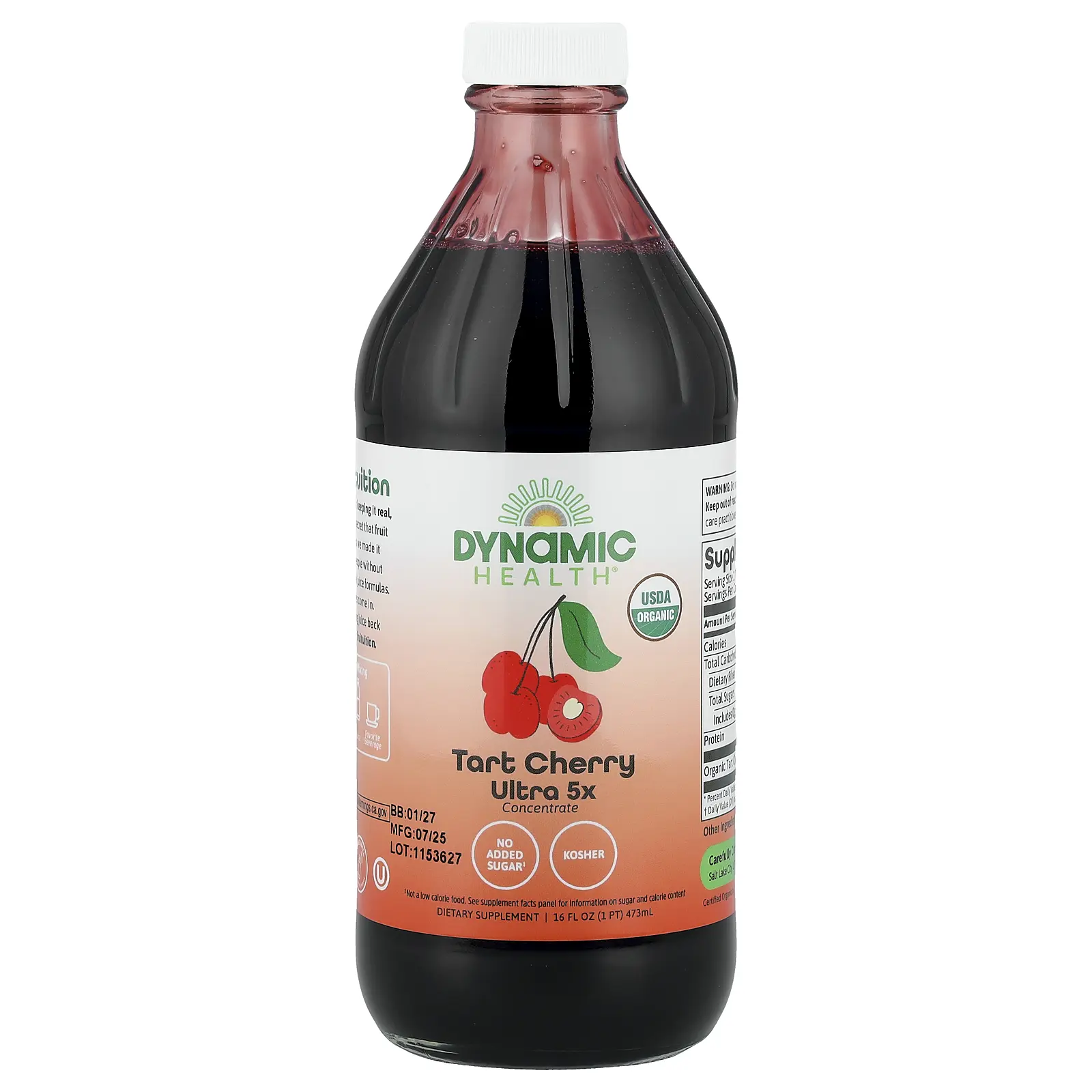 Dynamic Health Tart Cherry Ultra 5X Concentrate, 16 fl oz (473 ml) Dynamic Health Tart Cherry Ultra 5X Concentrate, 16 fl oz (473 ml)