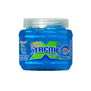 NSC Wet Line Xtreme Pro Blue Styling Gel, 8.8oz Salon-Grade Hydrating Haircare, Aloe-Enriched Maximum Hold Gel for All Hair Types
