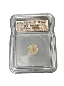 Roman Empire Ancient Coin Bronze, 27BC-476AD Genuine ICG
