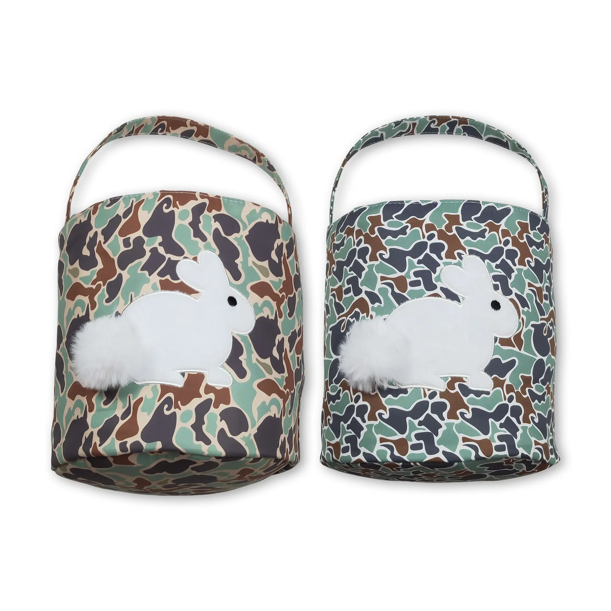 Kids' Canvas Camouflage Backpack Tote, Casual Animal Duck Print Bag for Easter & Hunting, High-Capacity Gift for Boys & Girls, School Backpack, Zip