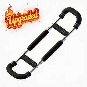 Portable Arm Trainer for Home – Adjustable Resistance Chest & Arm Twister Bar, 60-90LBS Spring Strength Builder, Full Upper Body Workout Equipment, Men & Women