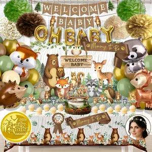 Woodland Baby Shower Party Decor – All-in-One Kit