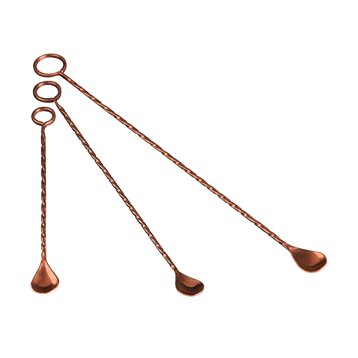 Copper Ringer Bar Spoon Utensils Heavy Duty