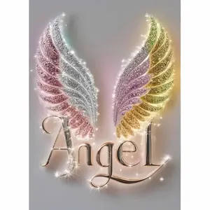 Diamond Paintings Kits for Beginners,Angel Wings Diamond Arts Kits for Adults, 5D DIY Full Drill Paint by Diamond Dots,Gem Art Painting Kit for Home Wall Decor 11.8x15.8 Inch