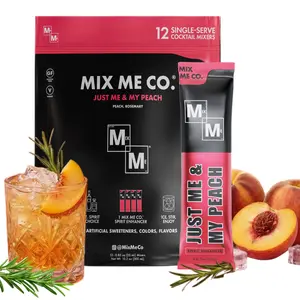 Peach Rosemary Cocktail/Mocktail Mixers – Easy, Elevated Drinks (12 Servings)