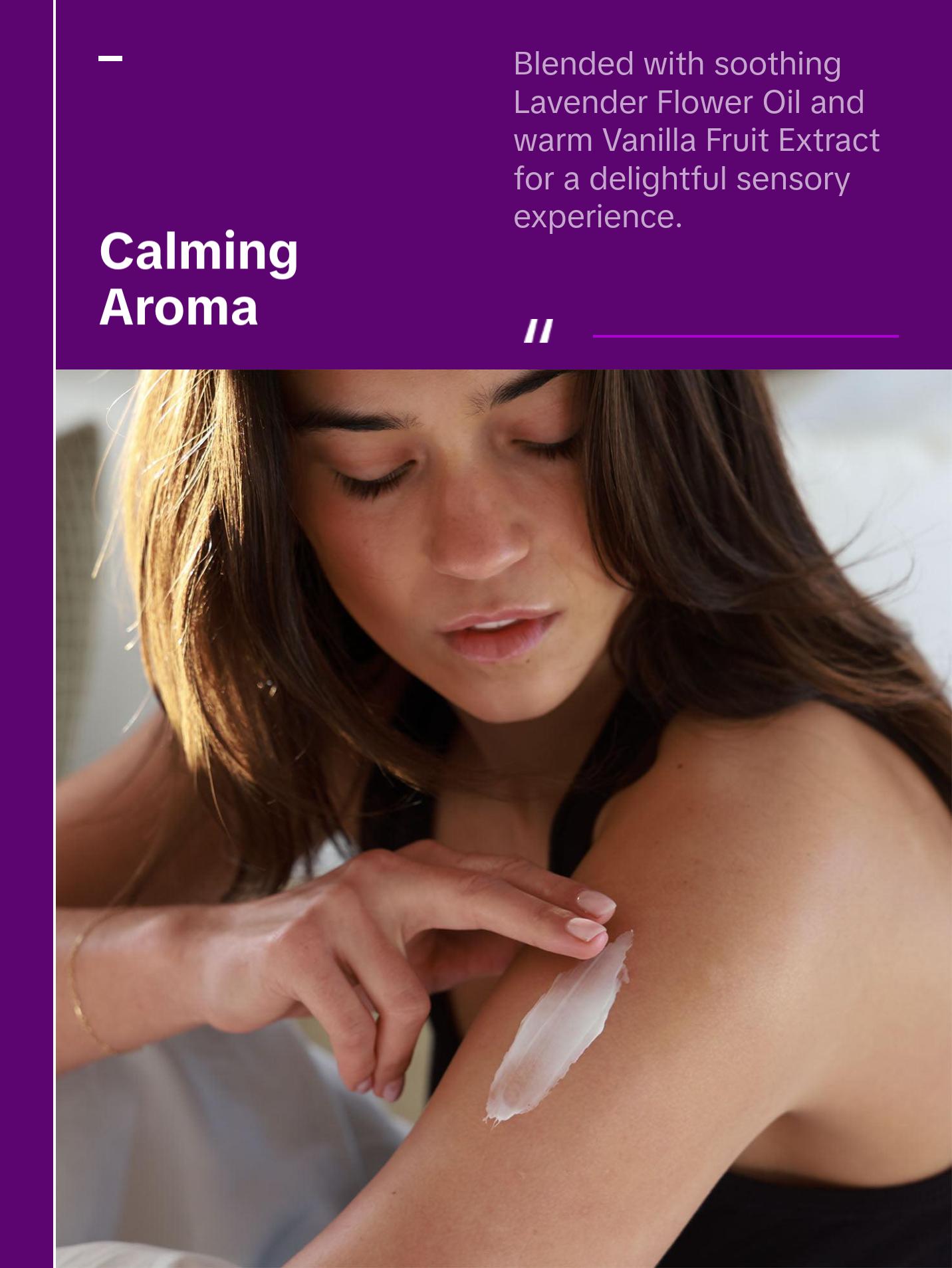 Lavender Vanilla Body Butter - Coconut, Flower, Sunflower & Aloe Vera - Calming Formula for Skin Care