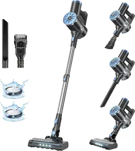 Cordless Stick Vacuum Cleaner,30KPA Strong Suction & 7 Stage Filtration,Self Standing Upright Vacuum For Pet Hair And Hard Floors