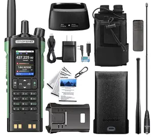 Baofeng DM-32UV DMR Radio Handheld Walkie-Talkie 10W GPS APRS Dual Band Wireless Frequency Copy Digital/Analog Mode Type-C Programming Amateur Radio Handheld Card  Case Remote hfradio